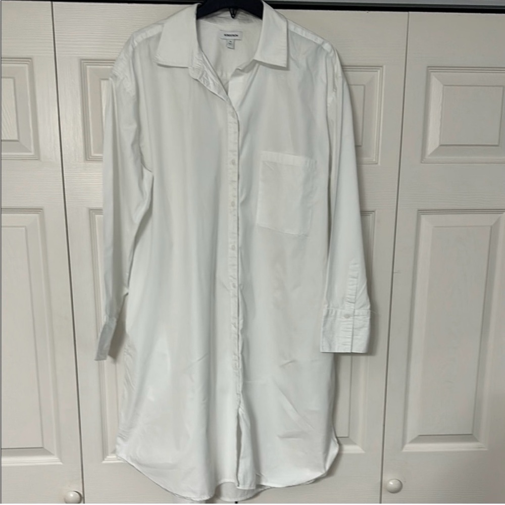 Nordstrom White Shirt Dress - 2X